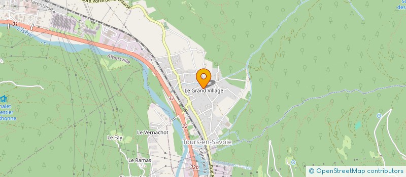 localisation de l'entreprise MONSIEUR JACQUES GEHANT  TOURS-EN-SAVOIE