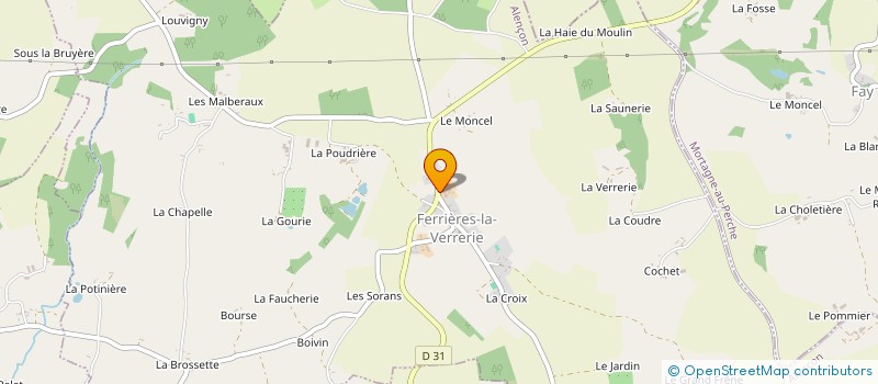 localisation de l'entreprise MONSIEUR JACQUES GELEE à FERRIERES-LA-VERRERIE