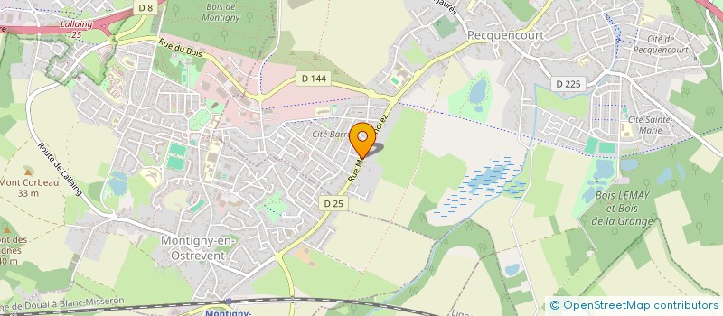 localisation de l'entreprise MONSIEUR JACQUES GELLERT  PECQUENCOURT