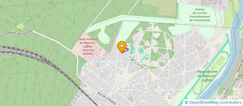 localisation de l'entreprise MONSIEUR JACQUES GENEAU à MAISONS-LAFFITTE