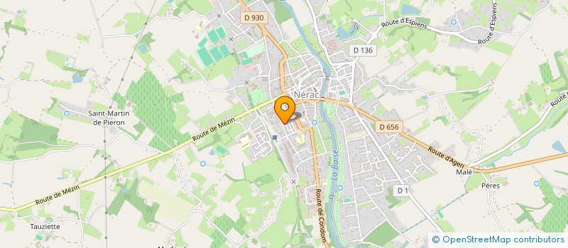 localisation de l'entreprise MONSIEUR JACQUES GENESTE  NERAC