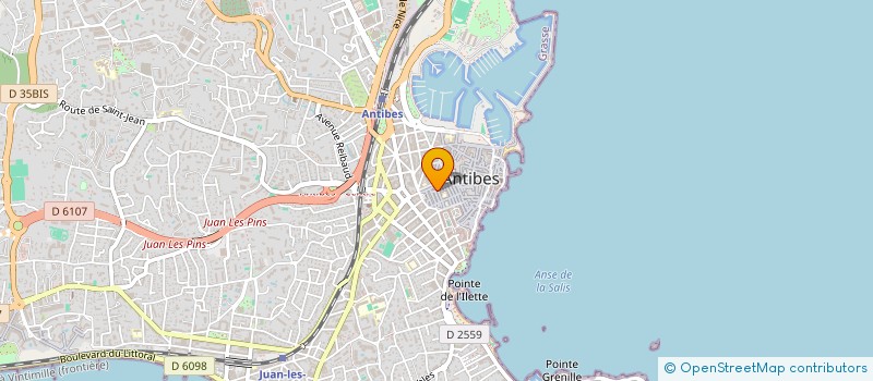 localisation de l'entreprise MONSIEUR JACQUES GHELARDI à ANTIBES