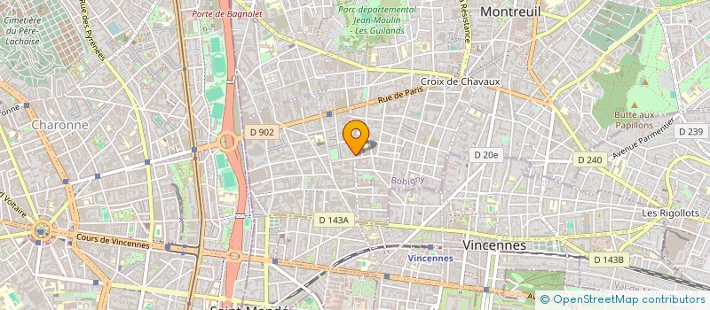 localisation de l'entreprise MONSIEUR JACQUES GIACOMAGGI à MONTREUIL