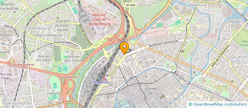 localisation de l'entreprise MONSIEUR JACQUES GIAMI  STRASBOURG