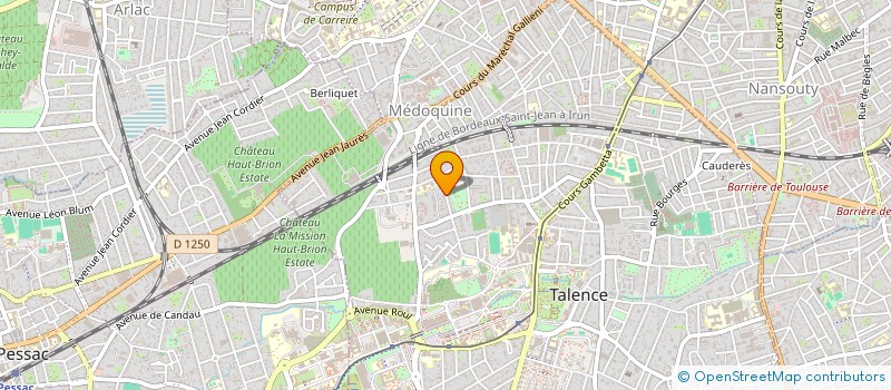 localisation de l'entreprise MONSIEUR JACQUES GIBIELLE à TALENCE
