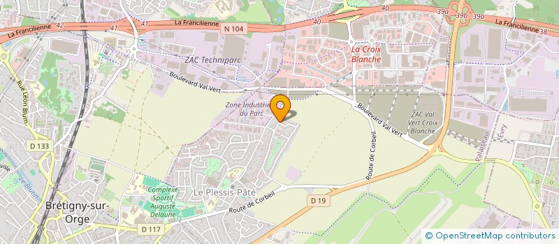 localisation de l'entreprise MONSIEUR JACQUES GIERAK à LE PLESSIS-PATE