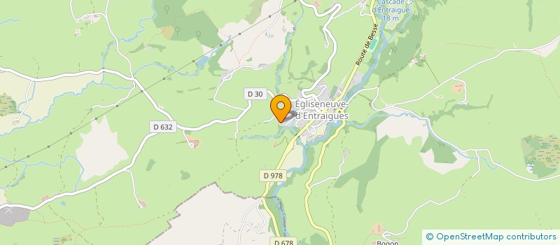 localisation de l'entreprise MONSIEUR JACQUES GILBERT  EGLISENEUVE-D ENTRAIGUES