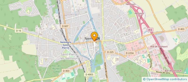 localisation de l'entreprise MONSIEUR JACQUES GILBERT  NEMOURS