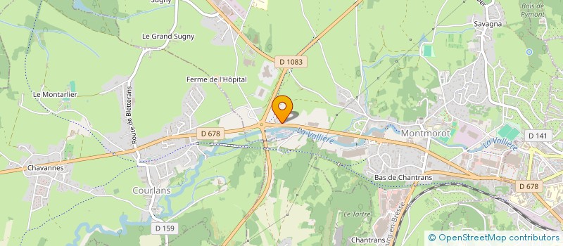 localisation de l'entreprise MONSIEUR JACQUES GILLE  MONTMOROT