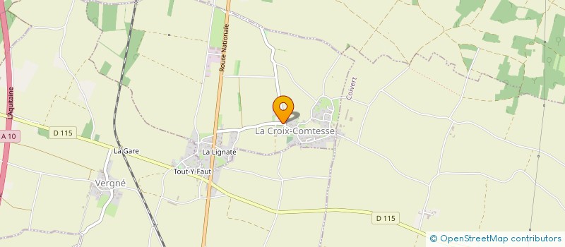 localisation de l'entreprise MONSIEUR JACQUES GINDRAU  LA CROIX-COMTESSE