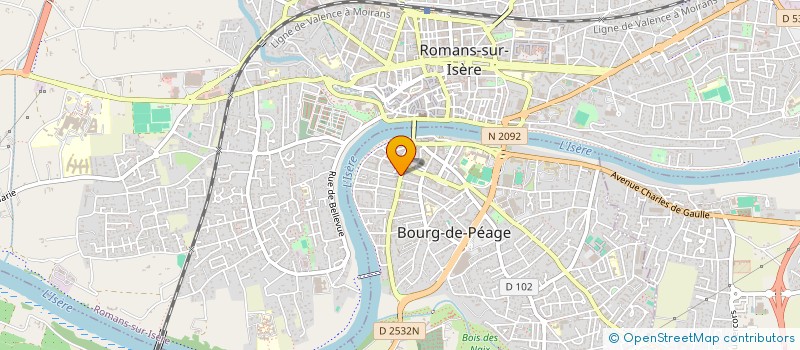 localisation de l'entreprise MONSIEUR JACQUES GIRARD à BOURG-DE-PEAGE