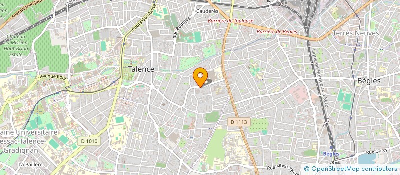 localisation de l'entreprise MONSIEUR JACQUES GIRARD à TALENCE