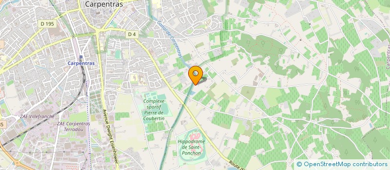 localisation de l'entreprise MONSIEUR JACQUES GIRAUD à CARPENTRAS