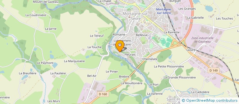 localisation de l'entreprise MONSIEUR JACQUES GIRAUD à MORTAGNE-SUR-SEVRE