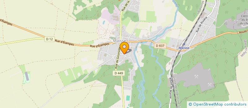 localisation de l'entreprise MONSIEUR JACQUES GIRAUD  VALPUISEAUX