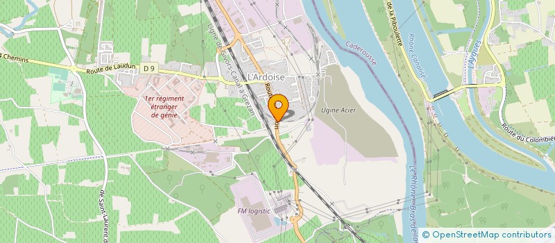 localisation de l'entreprise MONSIEUR JACQUES GIRIVETTO  LAUDUN L ARDOISE