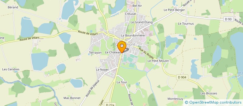 localisation de l'entreprise MONSIEUR JACQUES GIRONA-MARTINEZ à CHALAMONT