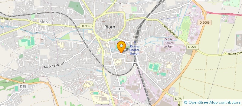 localisation de l'entreprise MONSIEUR JACQUES GLISZCZYNSKI  RIOM