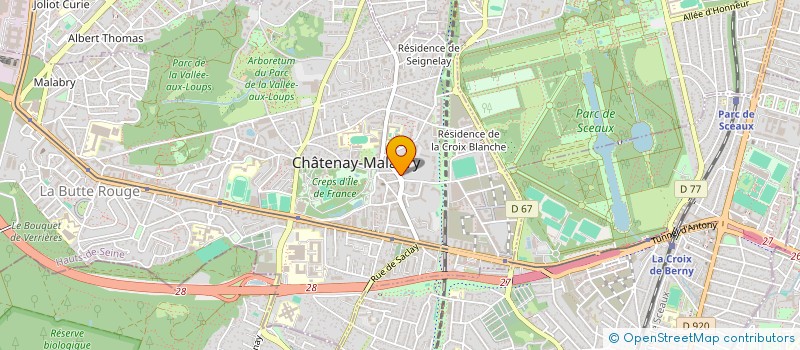 localisation de l'entreprise MONSIEUR JACQUES GLUCKIN  CHATENAY-MALABRY