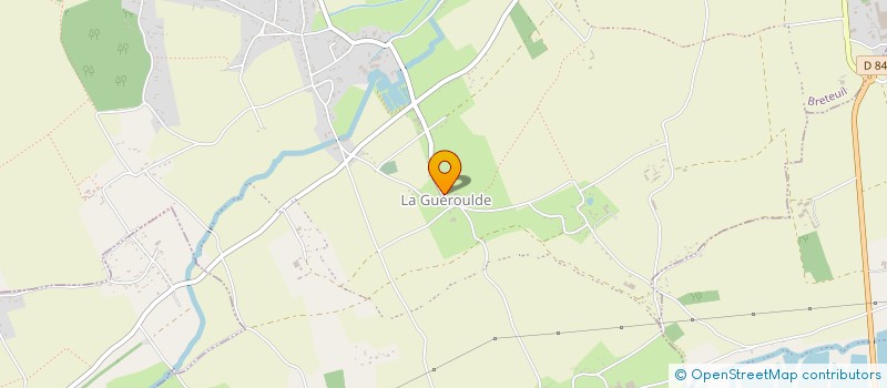 localisation de l'entreprise MONSIEUR JACQUES GOBEAUX  BRETEUIL