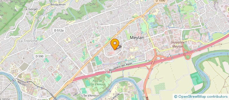 localisation de l'entreprise MONSIEUR JACQUES GODET  MEYLAN