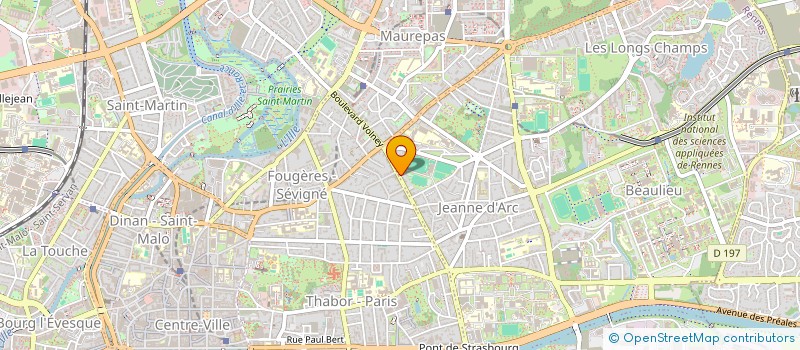 localisation de l'entreprise MONSIEUR JACQUES GODINEAU  RENNES