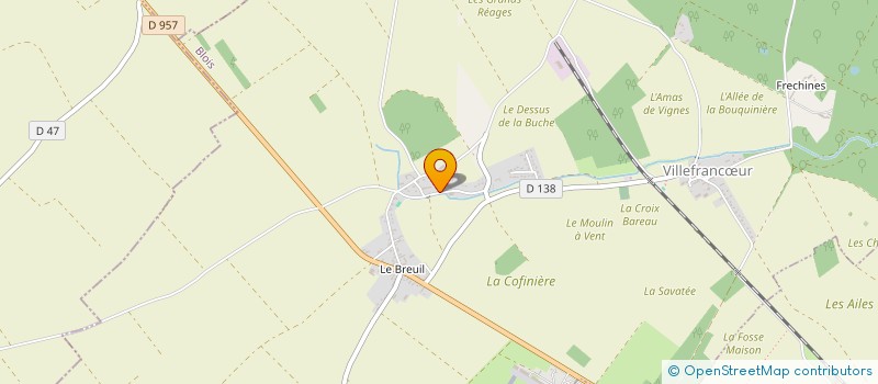 localisation de l'entreprise MONSIEUR JACQUES GOMES à VILLEFRANCŒUR