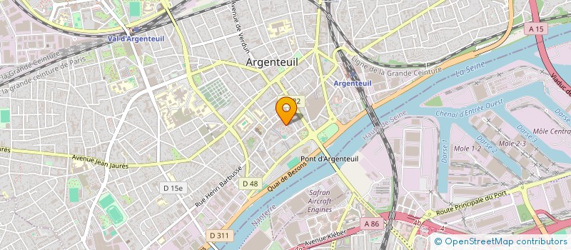 localisation de l'entreprise MONSIEUR JACQUES GOMIS  ARGENTEUIL