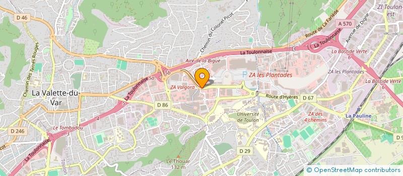 localisation de l'entreprise MONSIEUR JACQUES GONZALEZ-LOPEZ  LA VALETTE-DU-VAR