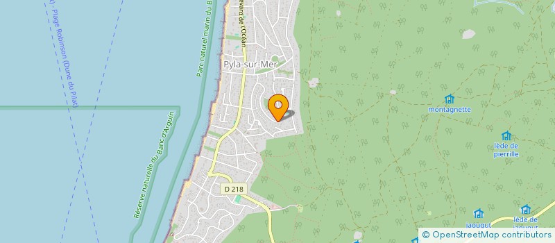 localisation de l'entreprise MONSIEUR JACQUES GOOD  LA TESTE-DE-BUCH