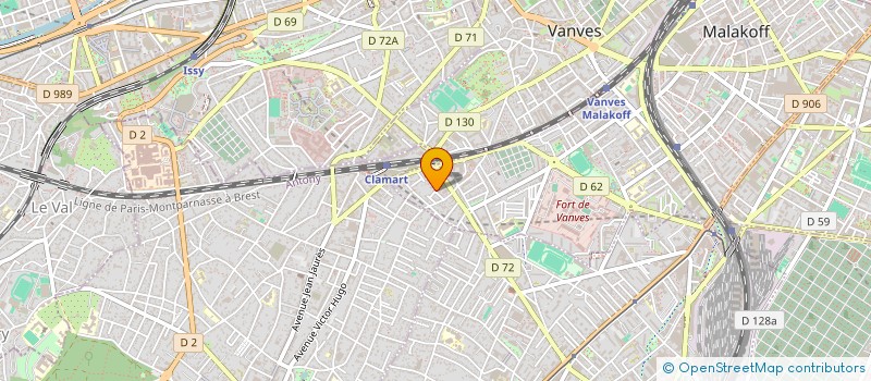 localisation de l'entreprise MONSIEUR JACQUES GORIN  MALAKOFF