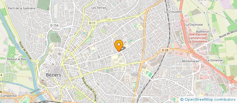 localisation de l'entreprise MONSIEUR JACQUES GORRETA à BEZIERS