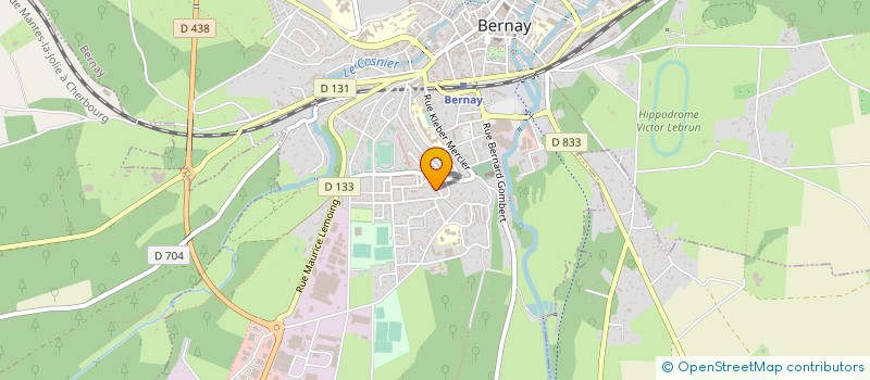 localisation de l'entreprise MONSIEUR JACQUES GOSSELIN  BERNAY