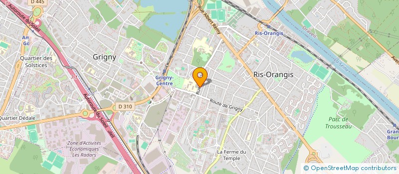 localisation de l'entreprise MONSIEUR JACQUES GOTIN à RIS-ORANGIS