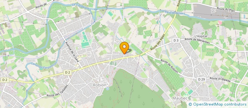 localisation de l'entreprise MONSIEUR JACQUES GOUA  ROBION