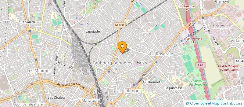 localisation de l'entreprise MONSIEUR JACQUES GOUDARD à TOULOUSE