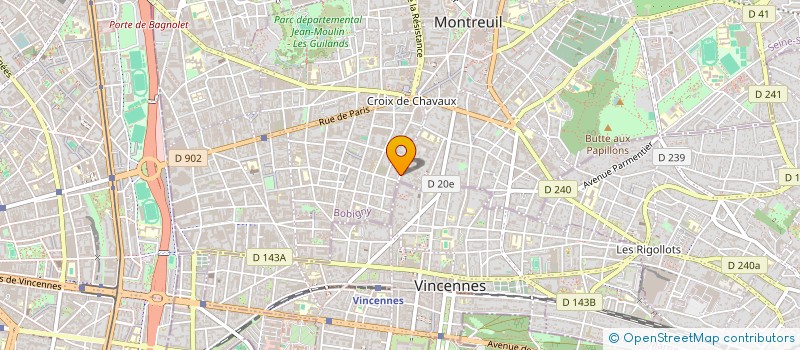 localisation de l'entreprise MONSIEUR JACQUES GOUPIL à MONTREUIL