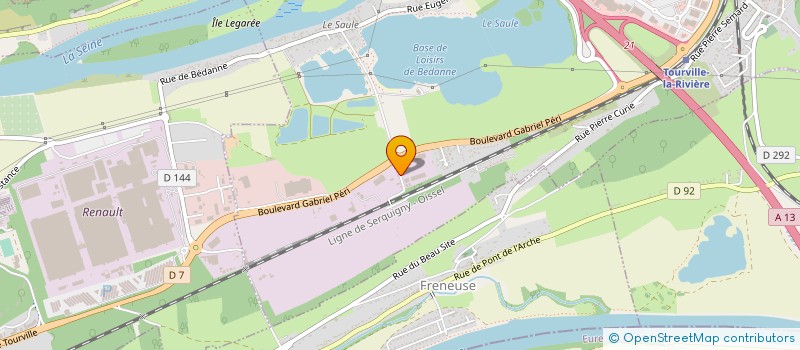 localisation de l'entreprise MONSIEUR JACQUES GOUSANDIER  TOURVILLE-LA-RIVIERE