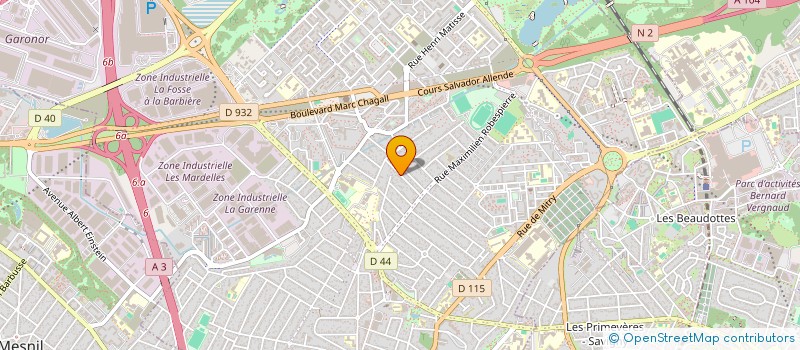 localisation de l'entreprise MONSIEUR JACQUES GOZLAN à AULNAY-SOUS-BOIS