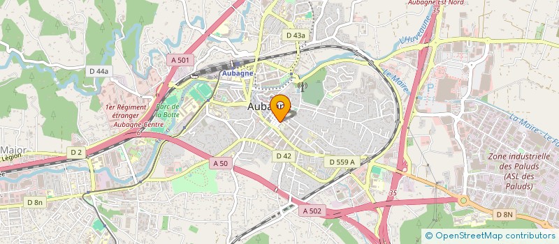 localisation de l'entreprise MONSIEUR JACQUES GRADISNIK  AUBAGNE