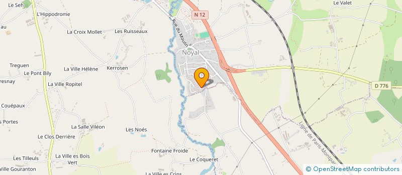 localisation de l'entreprise MONSIEUR JACQUES GRAINDORGE  NOYAL