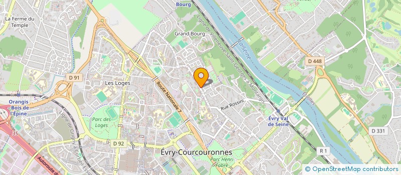 localisation de l'entreprise MONSIEUR JACQUES GRANDEMANGE  EVRY-COURCOURONNES