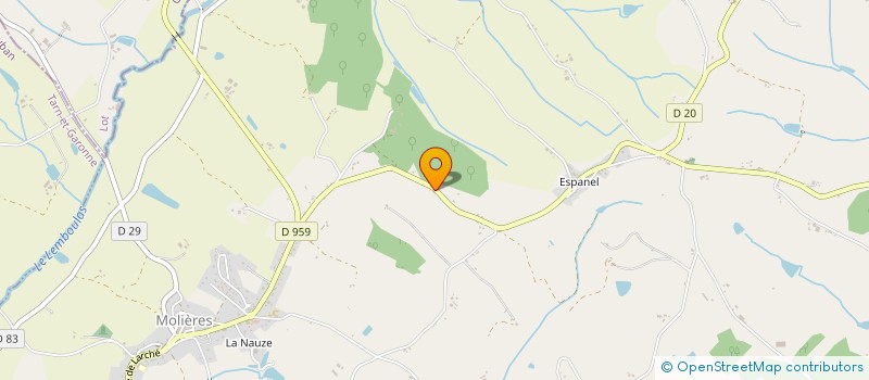 localisation de l'entreprise MONSIEUR JACQUES GRANIE  VAZERAC