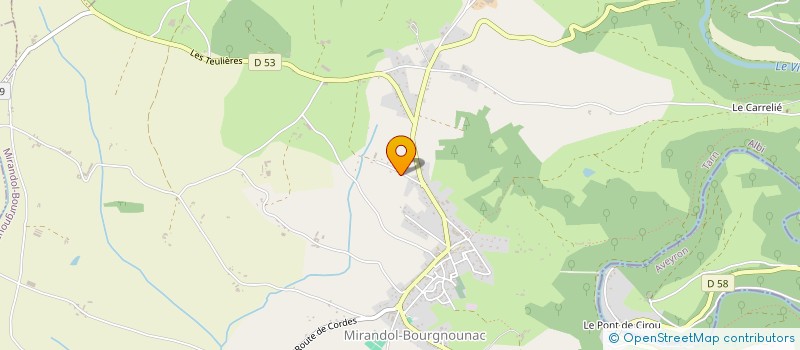 localisation de l'entreprise MONSIEUR JACQUES GRANIER  ALMAYRAC