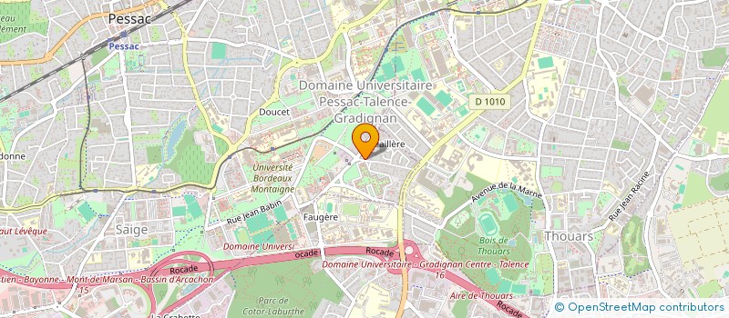 localisation de l'entreprise MONSIEUR JACQUES GRANIER à PESSAC