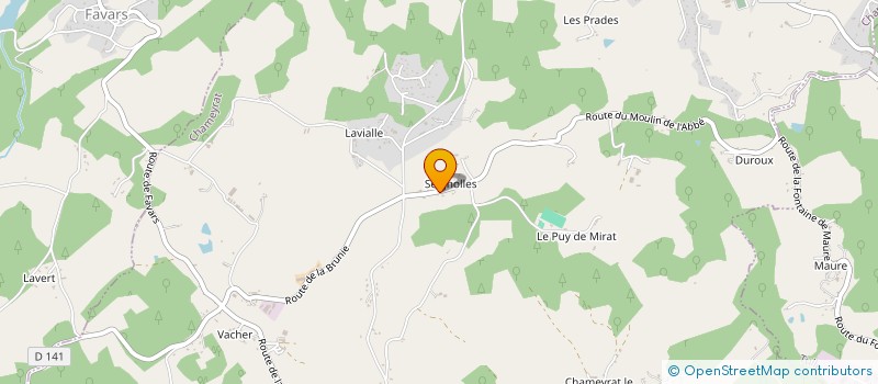localisation de l'entreprise MONSIEUR JACQUES GRARE à CHAMEYRAT