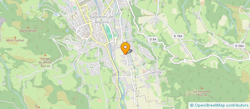 localisation de l'entreprise MONSIEUR JACQUES GRASSI  GERDE