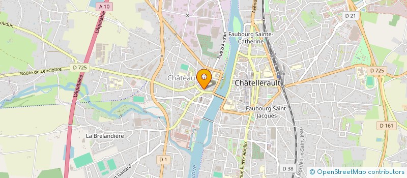 localisation de l'entreprise MONSIEUR JACQUES GRASSIN  CHATELLERAULT