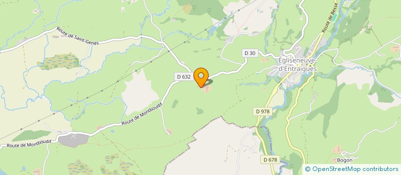 localisation de l'entreprise MONSIEUR JACQUES GREGOIRE  EGLISENEUVE D'ENTRAIGUES