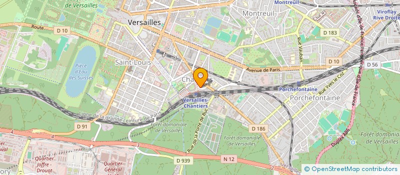 localisation de l'entreprise MONSIEUR JACQUES GREGORIO à VERSAILLES
